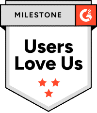 G2 Users Love Us badge