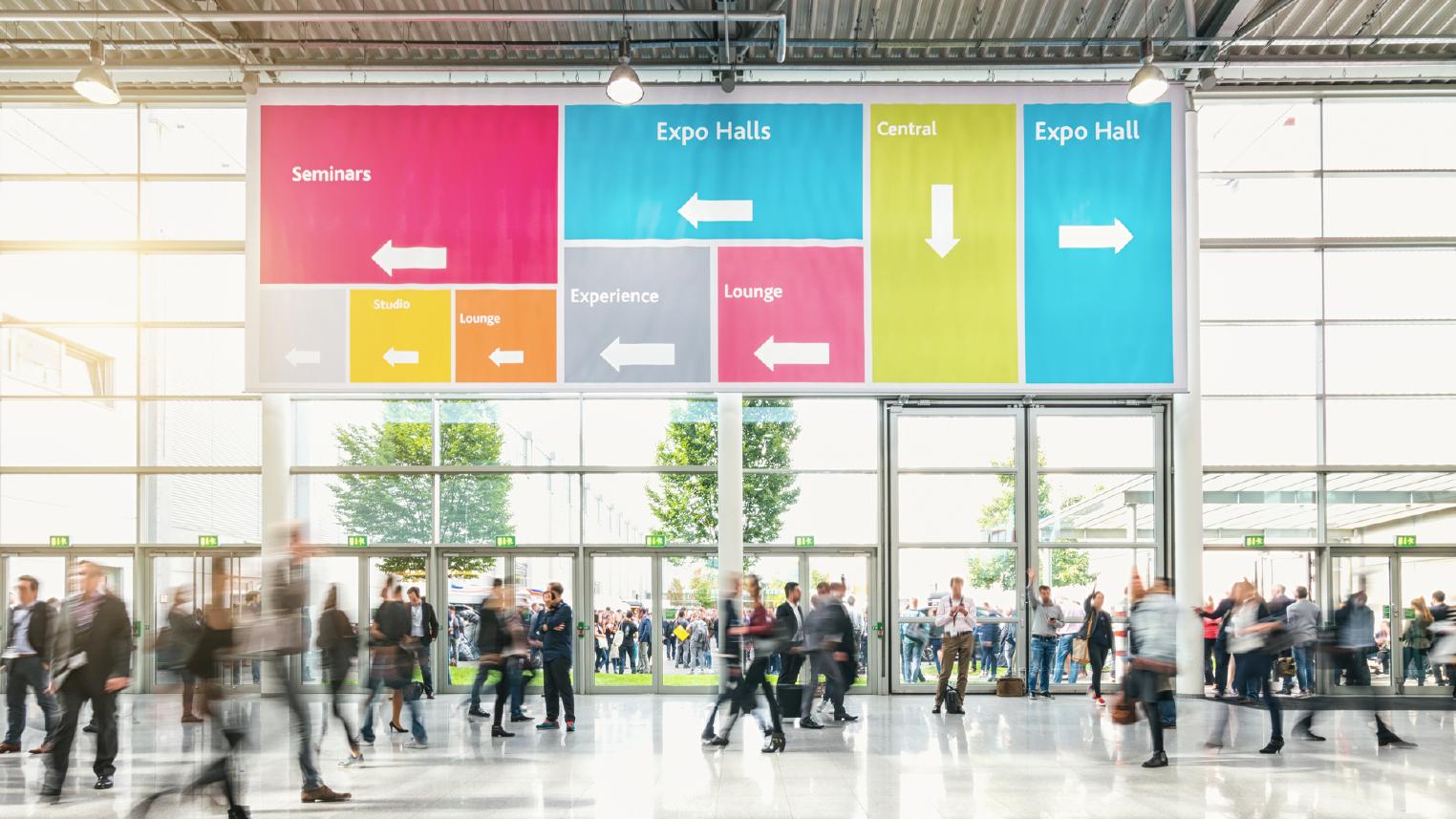 Exhibition organisers could capture 20% more value with better wayfinding